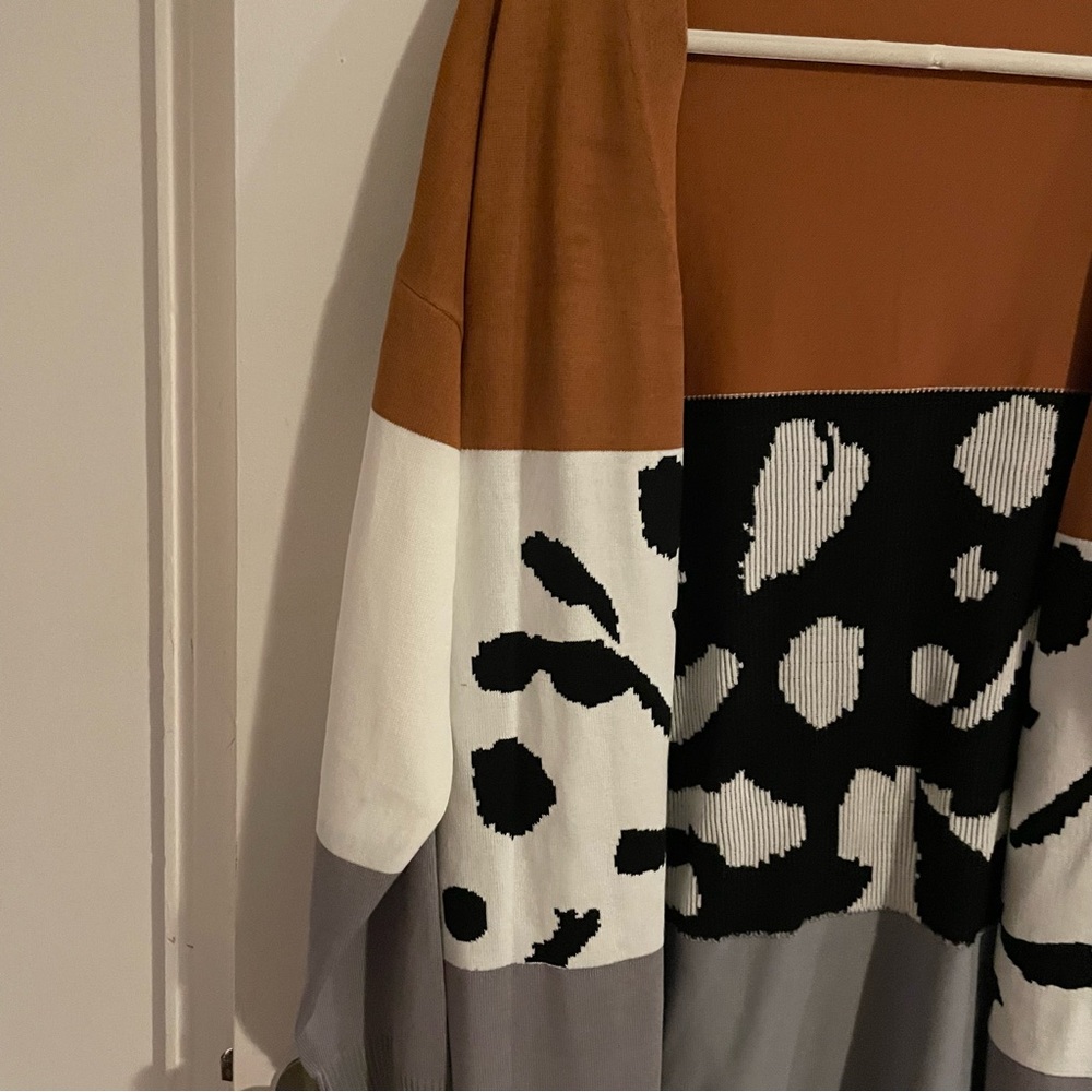 Color Block Cardigan - Picture 2 of 4